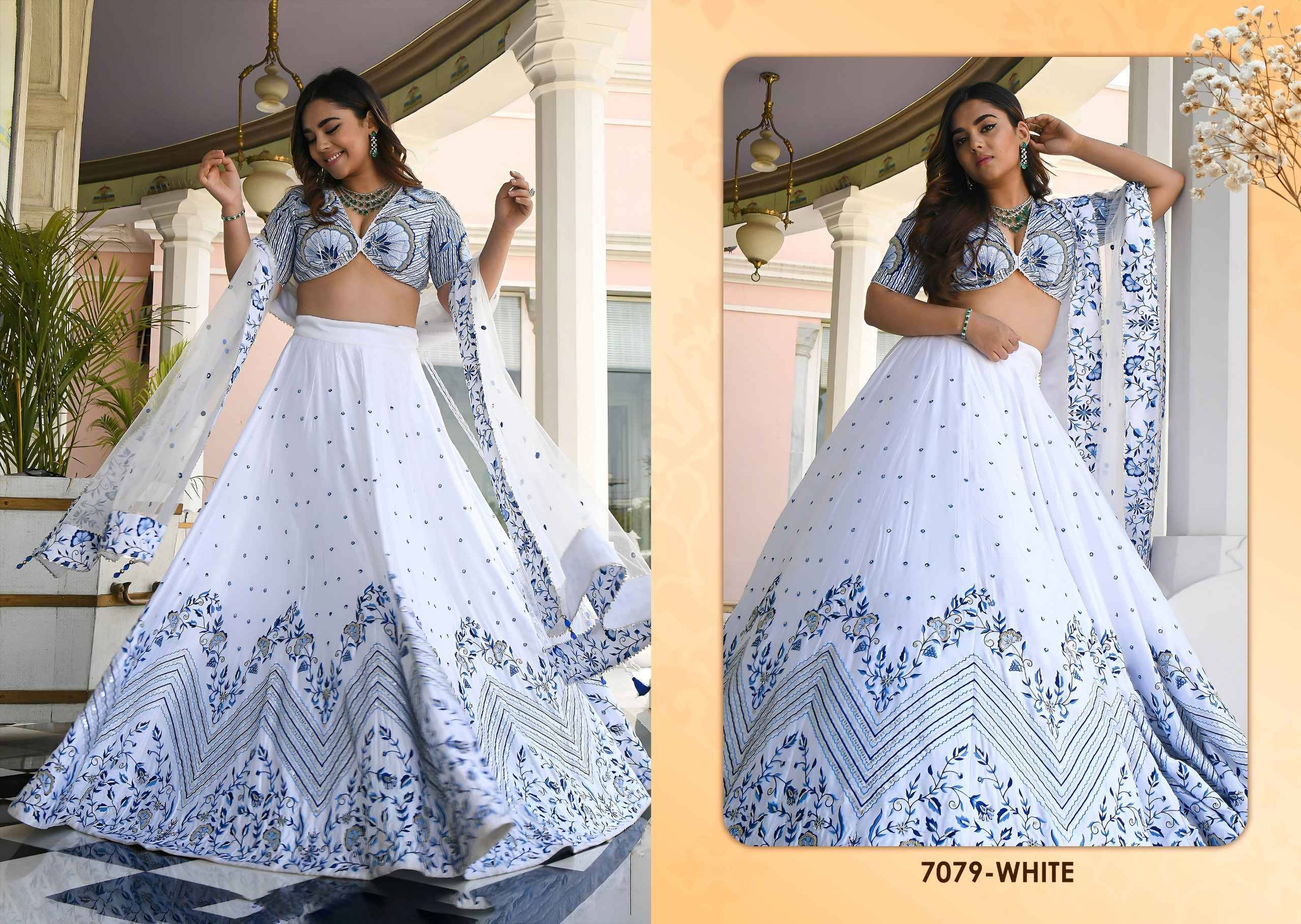 VOL-34 By ZEEL COTHING 7079 SERIES  Designer Beautiful Collection Occasional Wear & Party Wear Georgette Lehengas At Wholesale Price